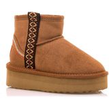 Mtng - 49357 - Laarzen - Leer-kleur - Apres-ski Stijl