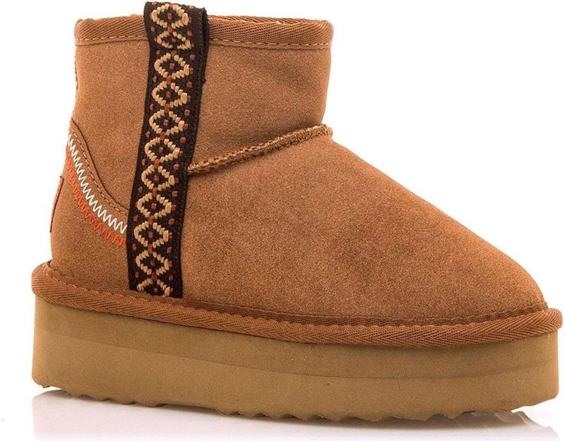 Mtng - 49357 - Laarzen - Leer-kleur - Apres-ski Stijl