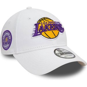 New Era LA Lakers NBA White 9FORTY Adjustable Cap