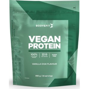 Body & Fit Vegan Protein Eiwitshake - Vanilla Chai - Vegan Proteine Poeder - Plantaardige Eiwitshake - 990 gram (33 shakes)