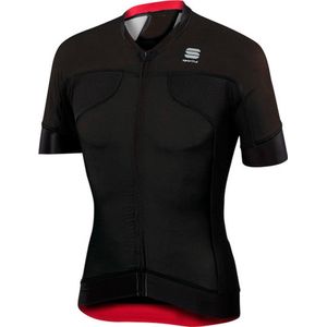 Sportful Fietsshirt korte mouwen Heren Zwart  / SF Passo Jersey-Black-XL