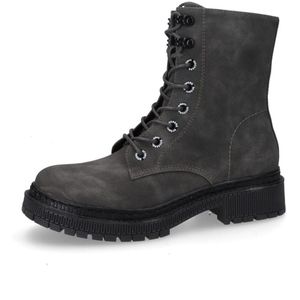 Dockers by Gerli - Biker Boots - Donkergrijs/Zwart - Met Ritssluiting