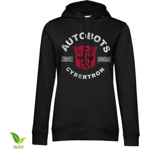 Transformers Autobots Cybertron Girls Damen Hoodie Black-2XL