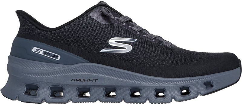Skechers - ARCH FIT GLIDE-STEP PRO - Slip-on Sneakers - Zwart/grijs