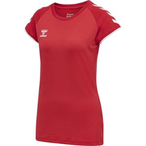 Hummel Damen T-Shirt Hmlcore Volley Stretch Tee Wo True Red-M