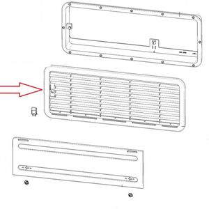 Dometic rooster L100 donkergrijs 2890593029
