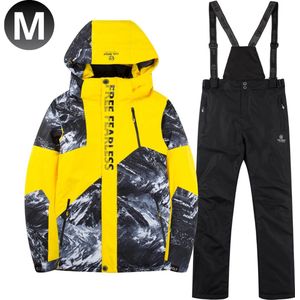 Bovista Skipak - SkiBroek - Skijas - Ski Suit - Wintersport - Heren - 2-Delig - Geel - Maat M