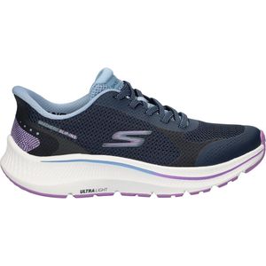 Skechers Go Run Consistent 2.0 Captiva Sneakers voor dames, marineblauw lavendel, 35 EU