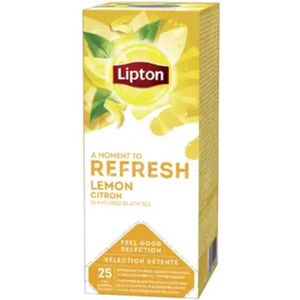 Thee lipton refresh lemon 25x1.5gr | Pak a 25 stuk