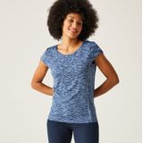 T-shirt Korte Mouwen Hiking Dames Textuurpatroon