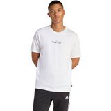 adidas Sportswear COFFEE CAFE DONUT BOX GRAPHIC T-SHIRT - Heren - Wit