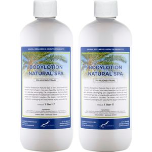 Bodylotion Natural Spa 1 Liter - set van 2 stuks