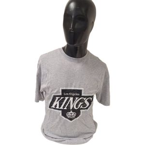 LOS ANGELES KINGS-T-SHIRT-GREY-M