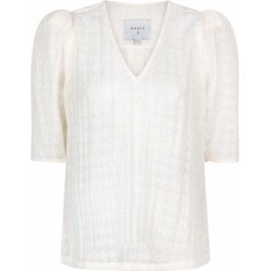 Top Dante6 Women D6Pomona Detailed V-neck Butter Cream-Maat 40