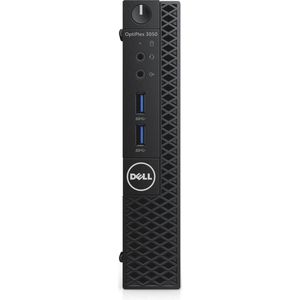 DELL OptiPlex 3050 Intel® Core™ i3 i3-7100T 4 GB DDR4-SDRAM 128 GB SSD Windows 10 Pro Micro Tower Mini PC Zwart