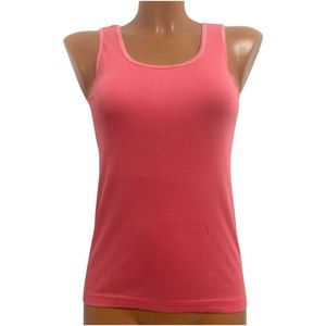 2 Pack Top kwaliteit dames hemd - 100% katoen - Roze - Maat S