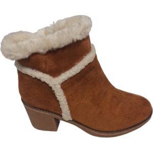 JUMEX-ENKELLAARSJE-BORG DETAILS -IMITATIESUEDE- CAMEL- 40