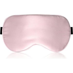 Inovra - Zijden slaapmasker met verstelbare hoofdband voor mannen en vrouwen, roze, anti-allergie, verduisterend