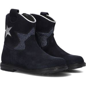 Pinocchio P1697 Enkellaarsjes - Enkelboots met rits - Meisjes - Blauw - Maat 26