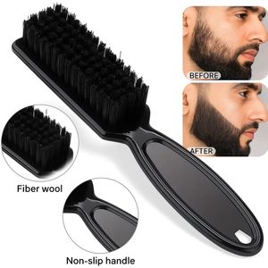 Baardkam I Reinigingshaarborstel I Kappersnekborstel I Beard Comb I I Baardverzorging I Haarverwijderingskam I Baard Styling Tool I Zwart