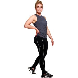Marrald Performance Tanktop - Dames Top Singlet Haltertop Sport Sportshirt Yoga Fitness Hardlopen - Grijs M