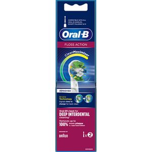ORAL-B - Opzetborstels - FLOSS ACTION - Elektrische tandenborstel borsteltjes - 2 PACK