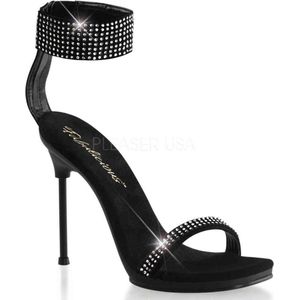 Fabulicious - CHIC-40 Sandaal met enkelband - US 11 - 41 Shoes - Zwart