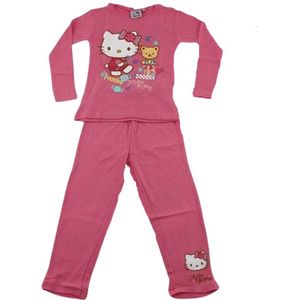 Hello Kitty Pyjama Roze | Maat 92 | Lange mouw | 100% katoen