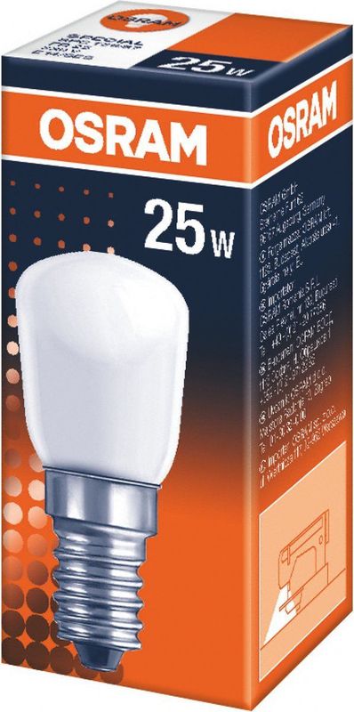 Osram - Special - Koelkastlamp - MATT - 10 Stuks - 25W - E14