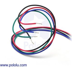 Stepper Motor: Bipolar, 200 Steps/Rev, 20×42mm, 4.3V, 0.8 A/Phase Pololu 2256