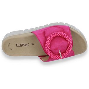 Gabor -Dames - roze donker - slippers & muiltjes - maat 36