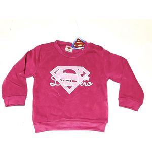 Supergirl sweater Mommy's Lil'Hero fuchsia 74