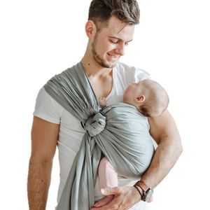 Inovra ® Ergonomische Draagdoek van 100% Biologisch Katoen voor Pasgeborenen tot 15 kg