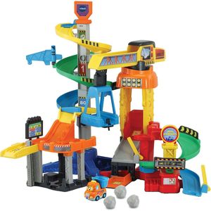 VTech Toet Toet Auto's Mega Bouwplaats Speelset - Met Speelgoed Auto - Educatief en Interactief Baby speelgoed - Cadeau - Vanaf 1 tot 5 Jaar