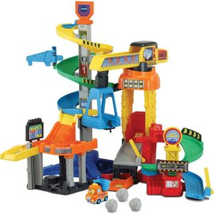 VTech Toet Toet Auto's Mega Bouwplaats Speelset - Met Speelgoed Auto - Educatief en Interactief Baby speelgoed - Cadeau - Vanaf 1 tot 5 Jaar