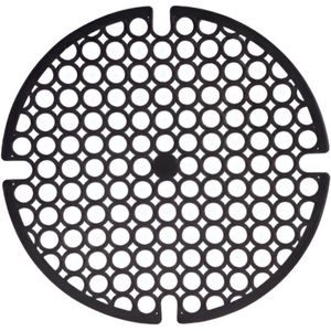 Wolf & Li – Ronde Siliconen Gootsteenmat Zwart (29 cm) – Keukenaccessoire voor Bescherming & Stijl – Anti-Kras & Hittebestendig