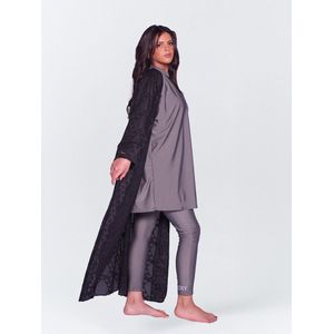 MYKINY BRAND - KIMONO - BLACK-ZWEMSET - SWIMWEAR - BADPAK -COVER UP L/XL