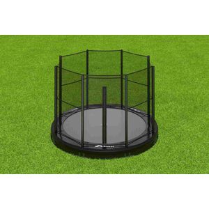 Akrobat Primus Inground Trampoline 305 Zwart, incl. veiligheidsnet