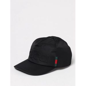 Embroidered Logo Baseball Cap - Black Hats