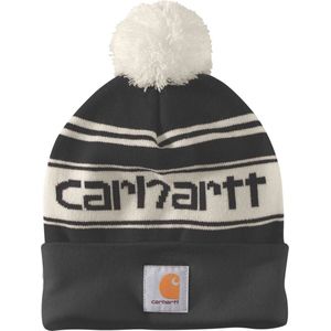 Carhartt Mütze Knit Cuffed Logo Beanie Black
