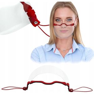 2x Stuks - Gezichtscherm-Spatscherm -Gezichtsmasker virus-Gezichtsbeschermer Viziermasker -Spatmasker voor gezicht - Beschermkap gezicht -Gelaatsschermen