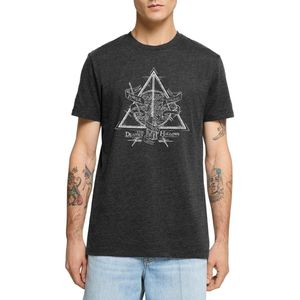 Harry Potter Deathly Hallows Premium T Shirt Heren