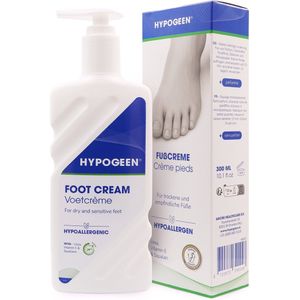 Voetcrème - Hypoallergeen - Koude Droge Gevoelige Voeten - Pompflacon 300ml