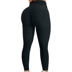 Miresa - Sexy Sportleggings / Fitness & Yoga Leggings - Zwart - Maat L