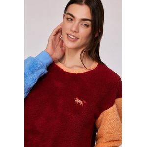 Woody huispak unisex - donkerrood - pony - 252-10-PYM-M/495 - maat S