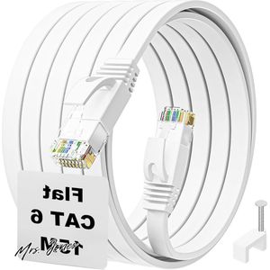 Mrs. Jones Internet Kabel 15m - Cat 6 - 1 Gbit/s - Wit