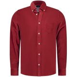 NZA - Rood - Overhemd - Corduroy - Regular Fit