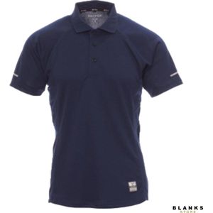 Payper Training: Sportief Polo Shirt Heren met Korte Mouwen - Navy Blauw - 3XL