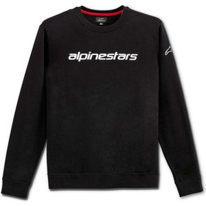 ALPINESTARS Linear Crew Sweatshirt Heren - Black / White - XL