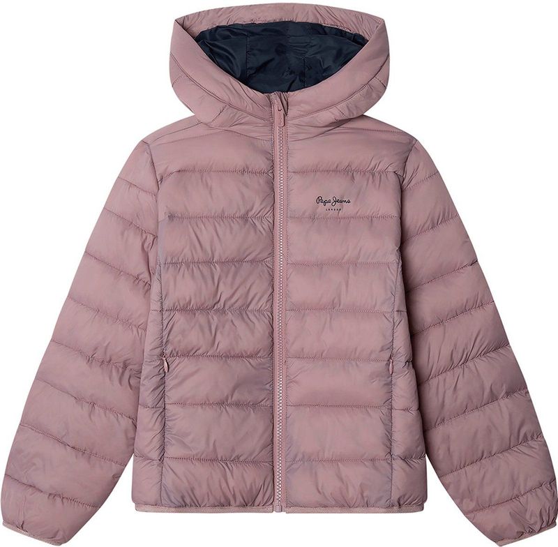 Pepe Jeans - Dahlia - Gewatteerde Jas - Roze - 10 Jaar - Meisjes